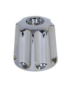 Gerber 98-826, G0098826 Fluted Metal Round Handle (07) - Large w/ Short Broach - Hold Chrome