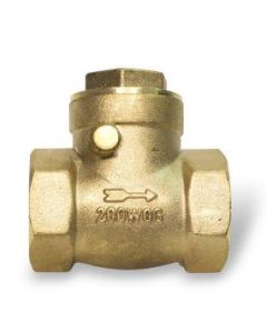 Matco V 521T04LF 3/4" Threaded Ends Swing Check Valve, Lead Free