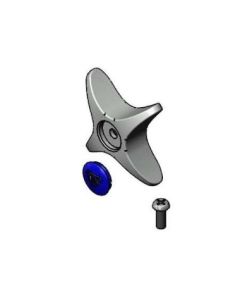 T&S Brass 175FCNS 4-Arm Kitchen Handle Cold Index Button & Screw New