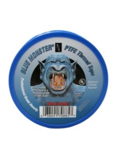 Blue Monster 70885 , Thread Seal Tape, 1429 inch x 1/2 inch, General Purpose  PTFE Tape