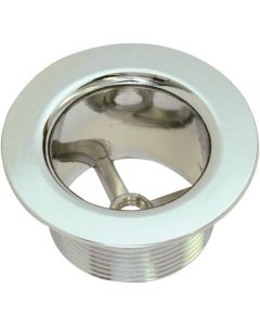 EZ-FLO EZ-35256 3/8 Inch Tapped Bathtub Strainer Body, 1-1/2 Inch x 11-1/2 Coarse Thread, Chrome Plated