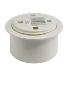 RectorSeal 97483 Tom-Kap 3" Flush-fit cleanout adapter & plug, PVC, 24Pk
