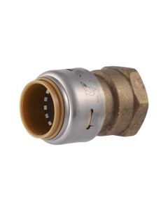 Sharkbite UR088 3/4 in. Brass Push-to-Connect Straight Connector, Female NPT