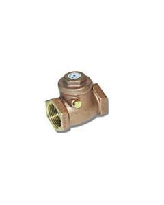 Matco V 521T03LF 521LF Swing Check Valve, 1/2 In Nominal, IPS End Style, 200 Lb WOG, Cast Brass Body