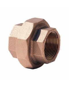Brass Ftg XNL187-08 Pipe Union, 1/2 in Nominal, FNPT End Style, 125 lb, Brass, Rough, Import