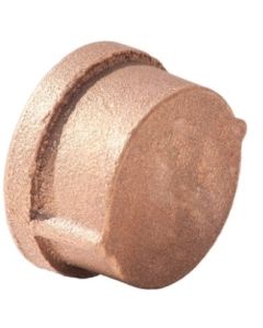 Brass Ftg XNL116-16 Pipe Cap, 1 in Nominal, FNPT End Style, 125 lb, Brass, Rough, Import
