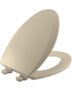 Church 585EC-006 Wood Toilet Seat with Cover, Bone