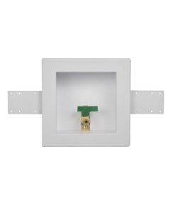 Oatey 39156 Square Ice Maker Outlet Box Without Hammer, Polystyrene