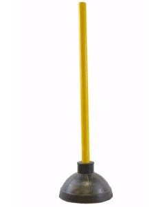 Jones Stephens D18002 6 Inch Diameter Rubber Plunger Black