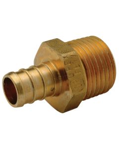 Zurn QQMC55GX Pex And Pipe Adapter Low Lead Bras 1 In