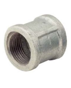 Malleable Fittings ZMGCP06 Banded Coupling, 1-1/4 in Nominal, Thread End Style, 150 lb, Malleable Iron, Galvanized, Import