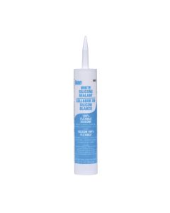 Oatey 30237 General Purpose Silicone Caulk, 10.1 oz Cartridge Container, White