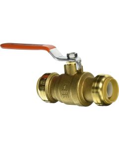 SharkBite 22223-0000LF 1 in. Push-to-Connect Brass Ball Valve