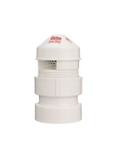 Oatey 39017 Sure-Vent Air Admittance Valve With 1-1/2x2 in PVC SCH 40 Adapter, 1-1/2 to 2 in, NPT, 20 DFU, PVC Body