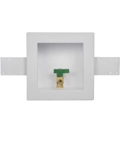 Oatey® 39158 Square Ice Maker Outlet Box Without Hammer, Polystyrene