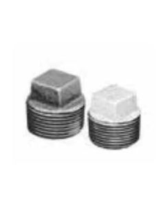 Malleable Fittings ZMGPL05 1 Galvanized Malleable Iron Square Head Plug