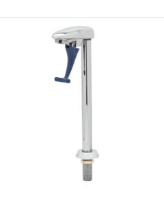 T&S Brass B-1210-01 Glass Filler, 10-Inch Deck Mount Pedestal, 1/2-Inch Npt Male Shank