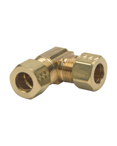BrassCraft 65-6X 3/8 in. O.D. Compression No-lead Brass 90 Degree Union Elbow
