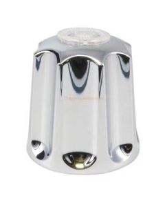 Gerber 98-827, G0098827 Fluted Metal Round Handle (07) - Large w/ Short Broach - Cold Chrome