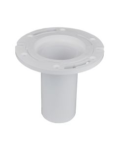 Braxton Harris CF3LB6AMR 3″ Closet Flange w/ Long 6″ Barrell and Adjustable Metal Ring