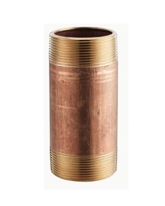 Brass Nip 2032-600 N29-010 2 X 6 STD Brass Nipple