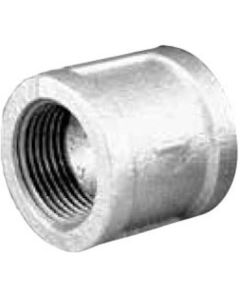 Malleable Fittings ZMGCP08 2 in Galvanized Malleable Iron Banded Coupling