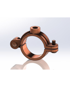 Empire 41HCT0050 1/2" Epoxy Coated Copper Tube Split Ring Extension Hanger