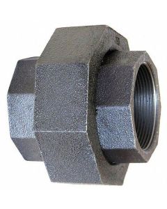 Malleable Fittings ZMBUN04 Black Malleable Iron Unions 3/4 in 150 lb Import