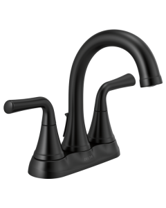 Delta 2533LF-BLMPU Kayra™: Two Handle Centerset Bathroom Faucet