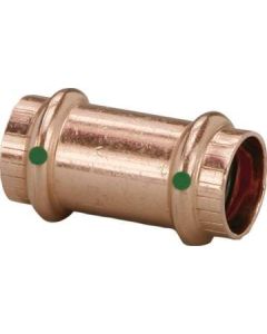 Viega 78182 ProPress, Press Coupling No Stop, 1 inch x 1 inch, Press x Press, Model 2915.3