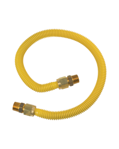 BrassCraft CSSB11-36 ProCoat 3/4 in. MIP x 3/4 in. MIP x 36 in. Stainless Steel Gas Connector 3/4 in. I.D. (255,900 BTU)