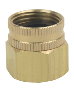 BrassCraft HUS11-12-12X 3/4 in. Female Hose Thread Swivel Nut x 3/4 in. FIP No-lead Brass Female Garden Hose Adapter Fitting