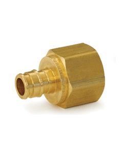 Uponor ProPEX, PEX Lead Free Adapter to Female NPT, 2 inch x 2 inch, PEX x Female NPT, Brass