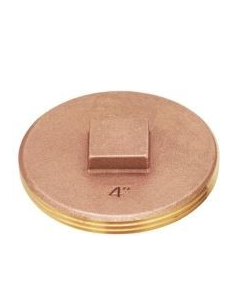 Matco-Norca CP-300 , Cleanout Plug, Raised Head, 3 inch, Brass